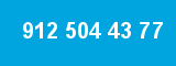 912 504 43 77 912 504 43 77